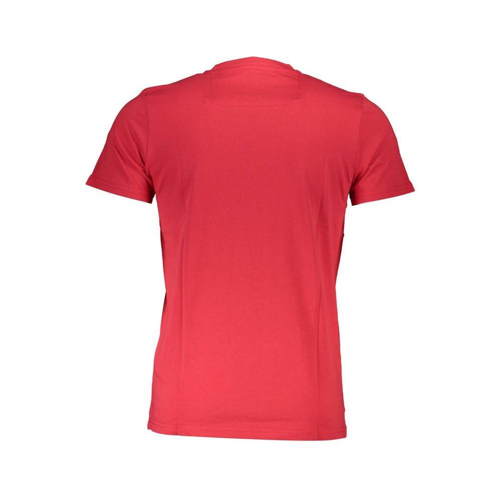 Cavalli Class Red Cotton Men TShirt