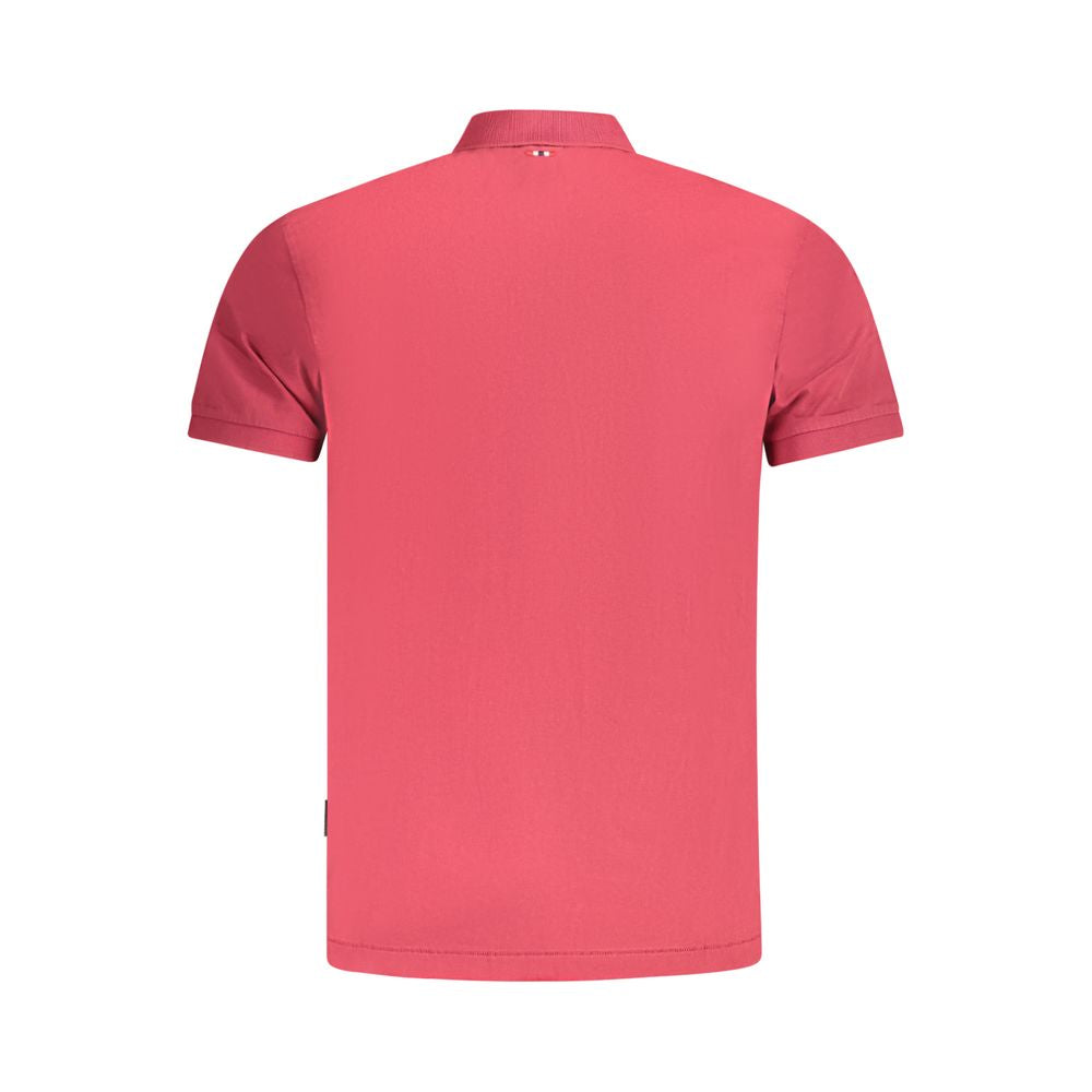 Napapijri Red Cotton Polo Shirt