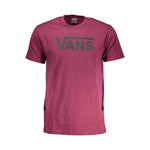 Vans Purple Cotton Men T-Shirt