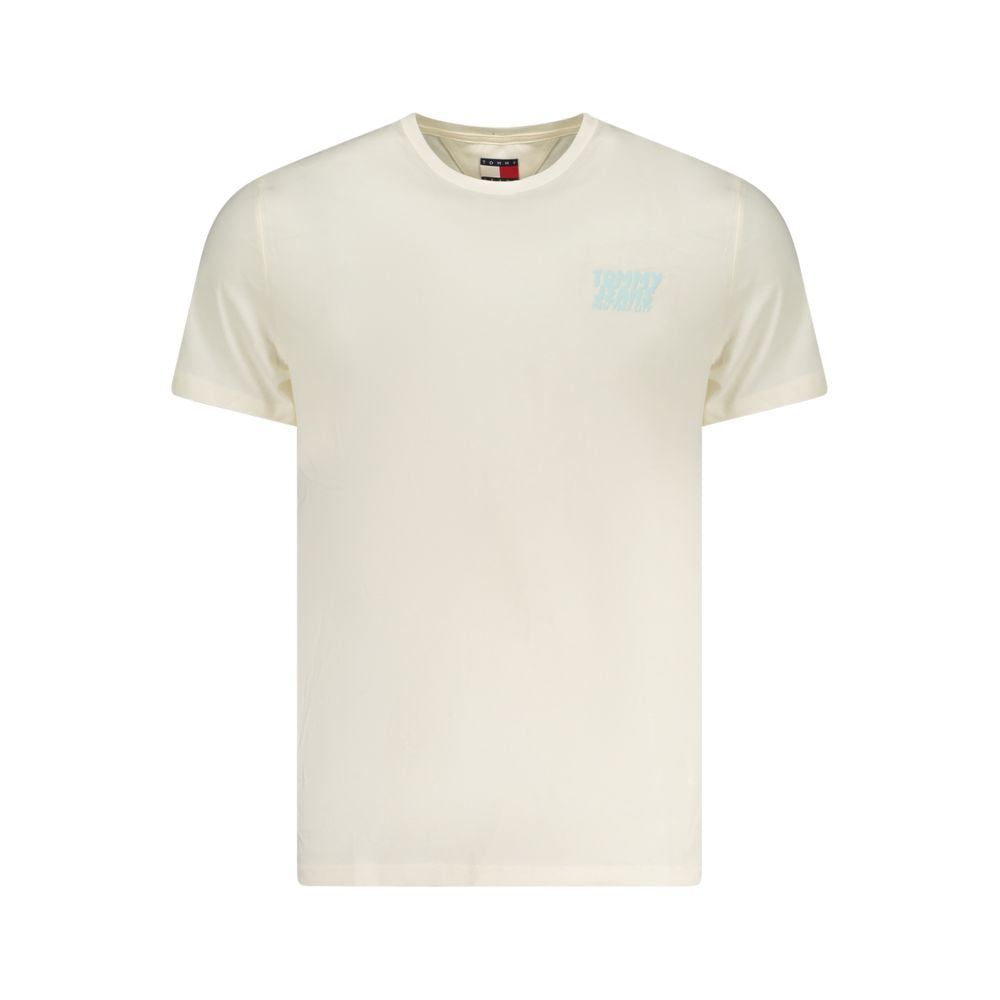 Tommy Hilfiger Beige Cotton Men T-Shirt TO-38476-S