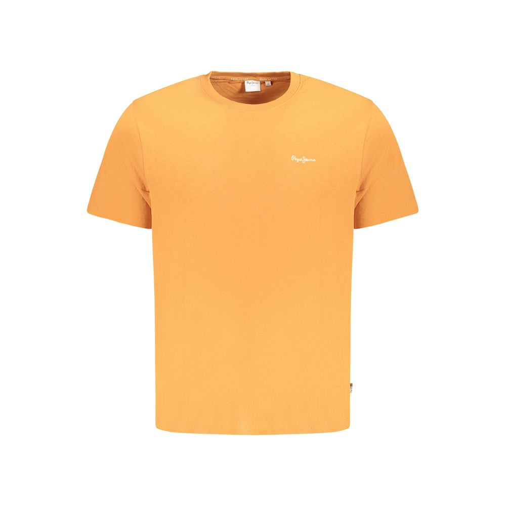 Pepe Jeans Orange Cotton T-Shirt PE-35605-S