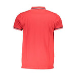 Cavalli Class Red Cotton Men Polo Shirt