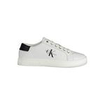 Calvin Klein White Recycled Polyester Men Sneaker