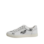 Dolce & Gabbana White London Calf Leather Men Sneakers Shoes