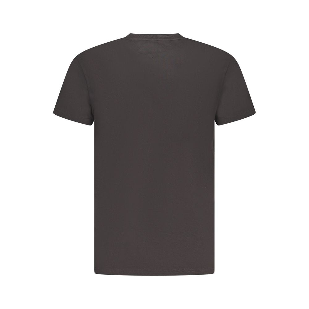 Tommy Hilfiger Black Cotton Men T-Shirt TO-38482-S