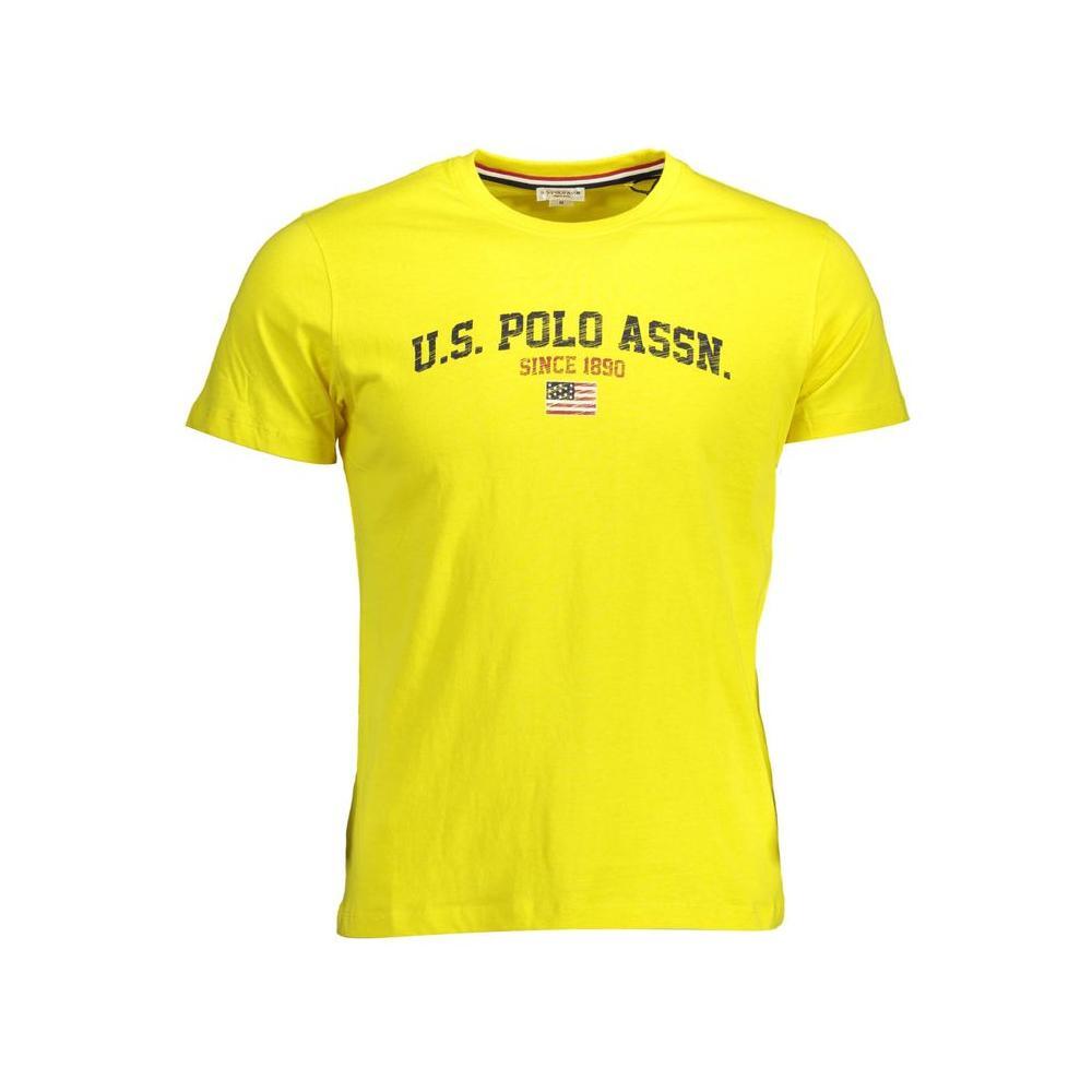 U.S. POLO ASSN. Yellow Cotton T-Shirt