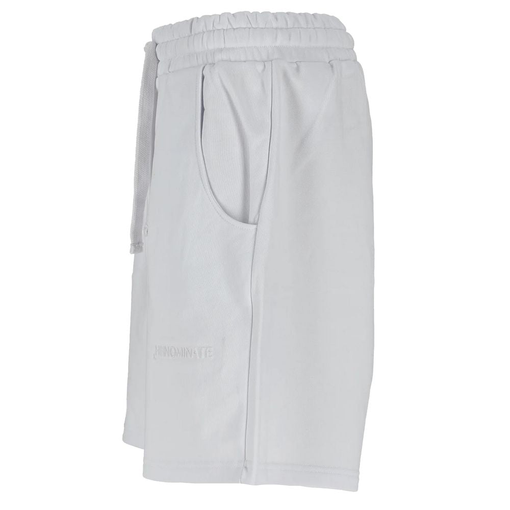 Hinnominate White Cotton Short