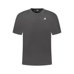 K-WAY Black Cotton Men T-Shirt KW-38807-M