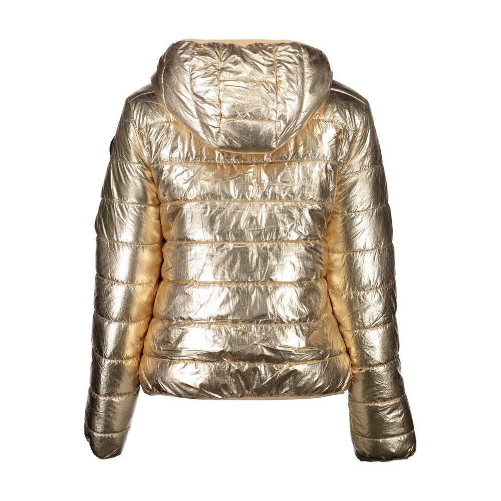 U.S. POLO ASSN. Gold Nylon Jackets & Coat