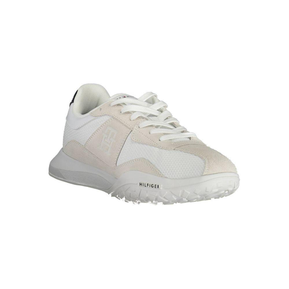 Tommy Hilfiger White Polyester Sneaker