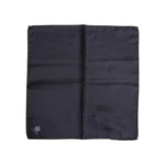 Dolce & Gabbana Blue DG Crown Silk Square Men Foulard Scarf