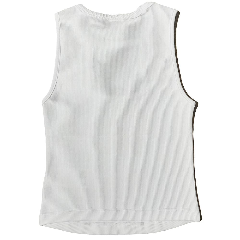 Comme Des Fuckdown White Cotton Women Top