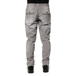 Balmain Light Gray Washed Skinny Fit Men Denim Jeans