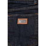 Dolce & Gabbana Black Cotton Skinny Denim Men Jeans PAN74792-46