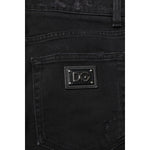 Dolce & Gabbana Black Cotton Skinny Men Denim Jeans PAN75062-44