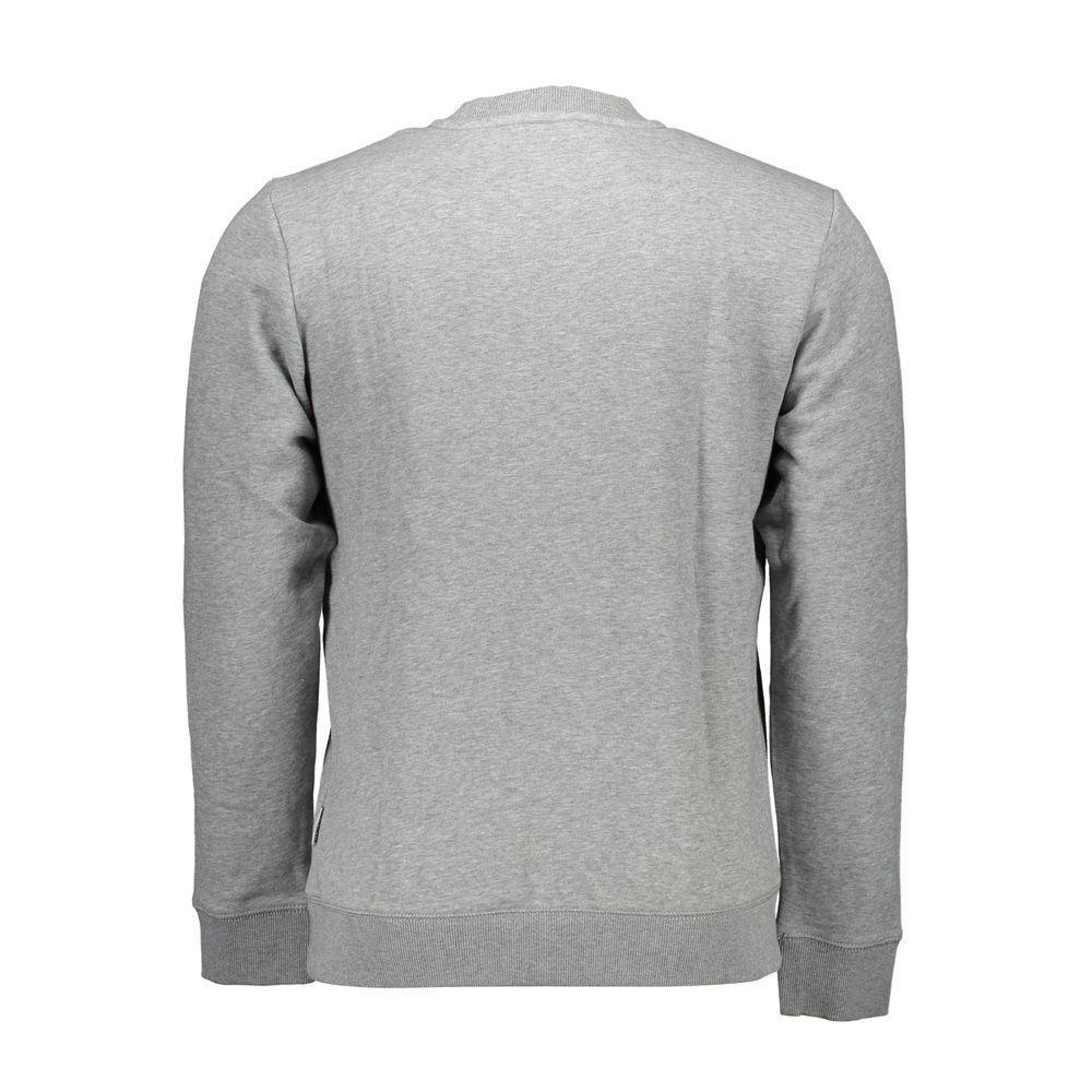 Napapijri Gray Cotton Sweater NA-3292-L