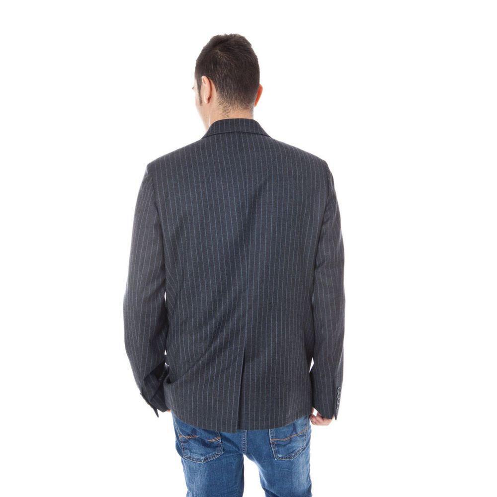 Calvin Klein Gray Wool Jacket CA-3761-IT50 | L