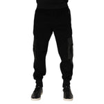 Dolce & Gabbana Black Cotton Cargo Men Jogger Pants