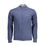Gant Blue Cotton Sweater GA-26275-XXL
