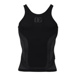Dolce & Gabbana Black Nylon Sleeveless Underwear Tank T-shirt TSH906963-4