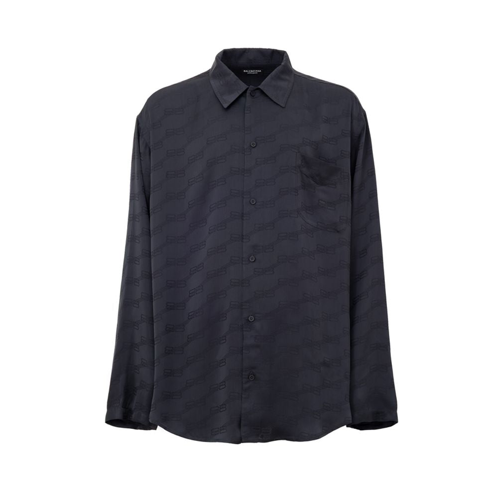Balenciaga Gray Viscose Shirt BA-952120051490-IT40 | M