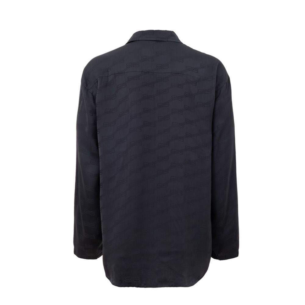 Balenciaga Gray Viscose Shirt BA-952120051490-IT40 | M