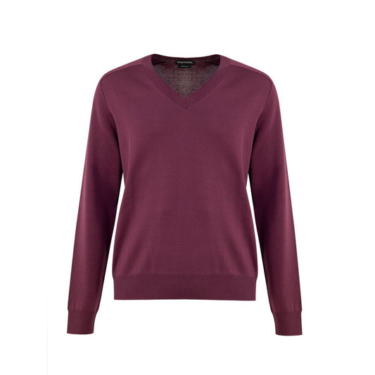 Tom Ford Purple Silk Sweatshirt