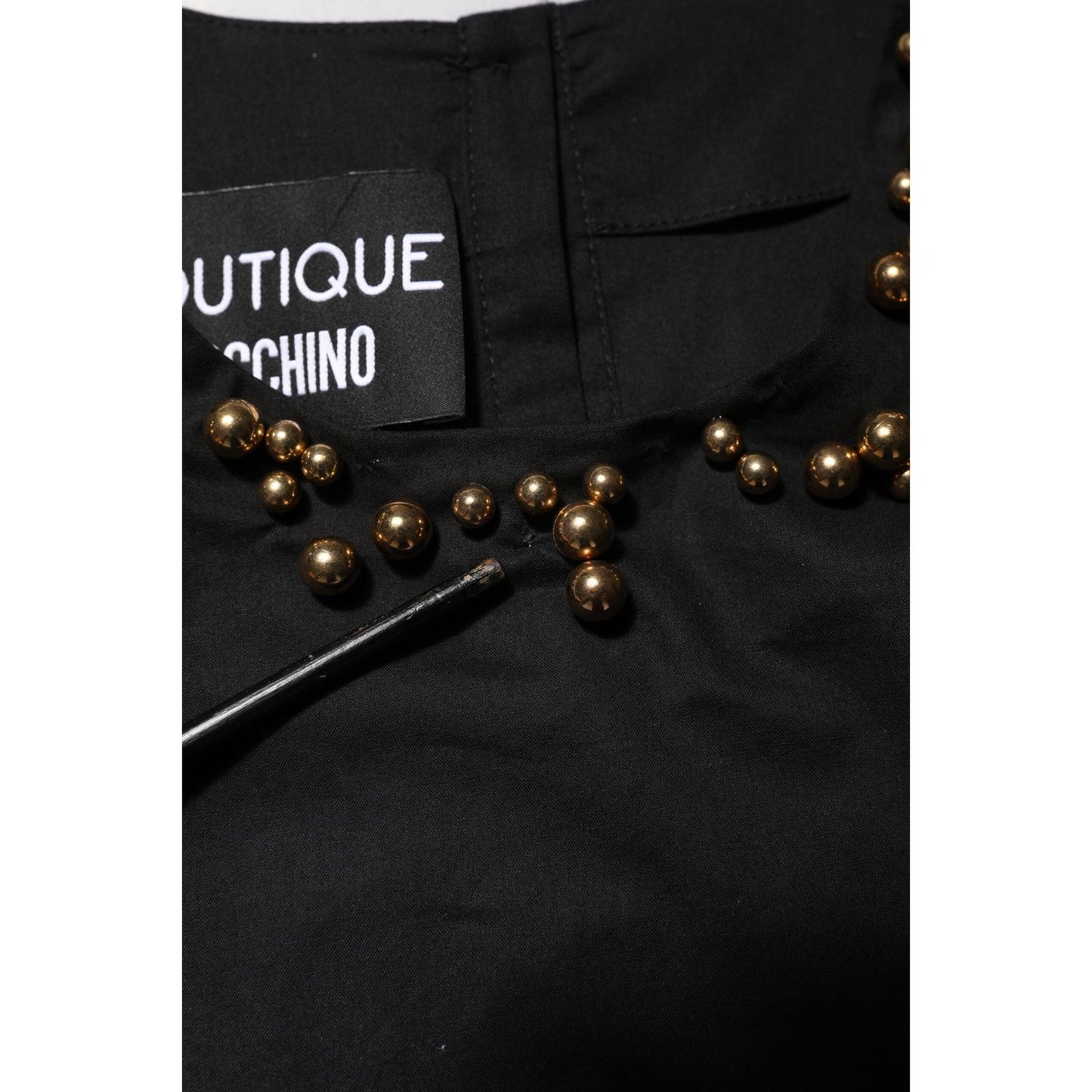 Boutique Moschino Black Cotton Sleeveless Women Tank T-shirt TSH86783-36