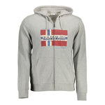 Napapijri Gray Cotton Sweater NA-11820-XXL