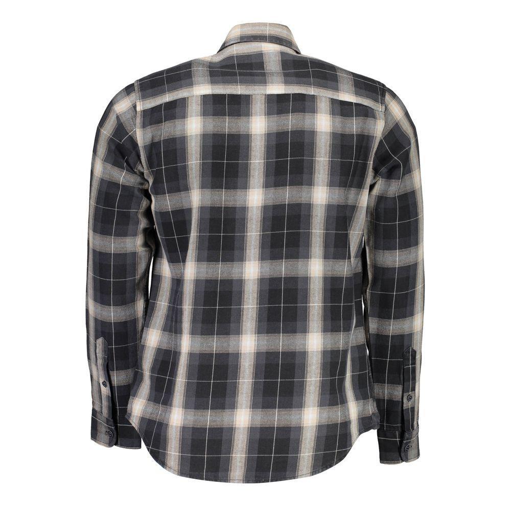North Sails Black Cotton Shirt NO-16383-L