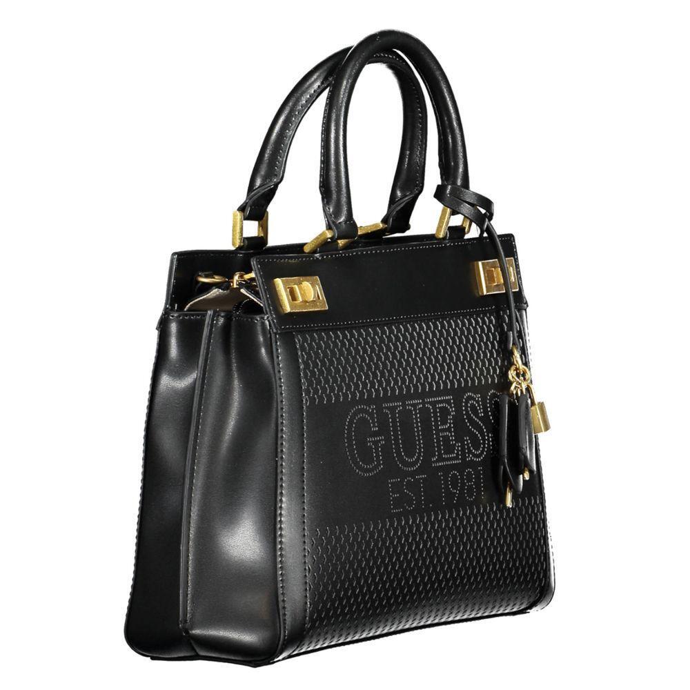 Guess Jeans Black Polyethylene Handbag GU-21521