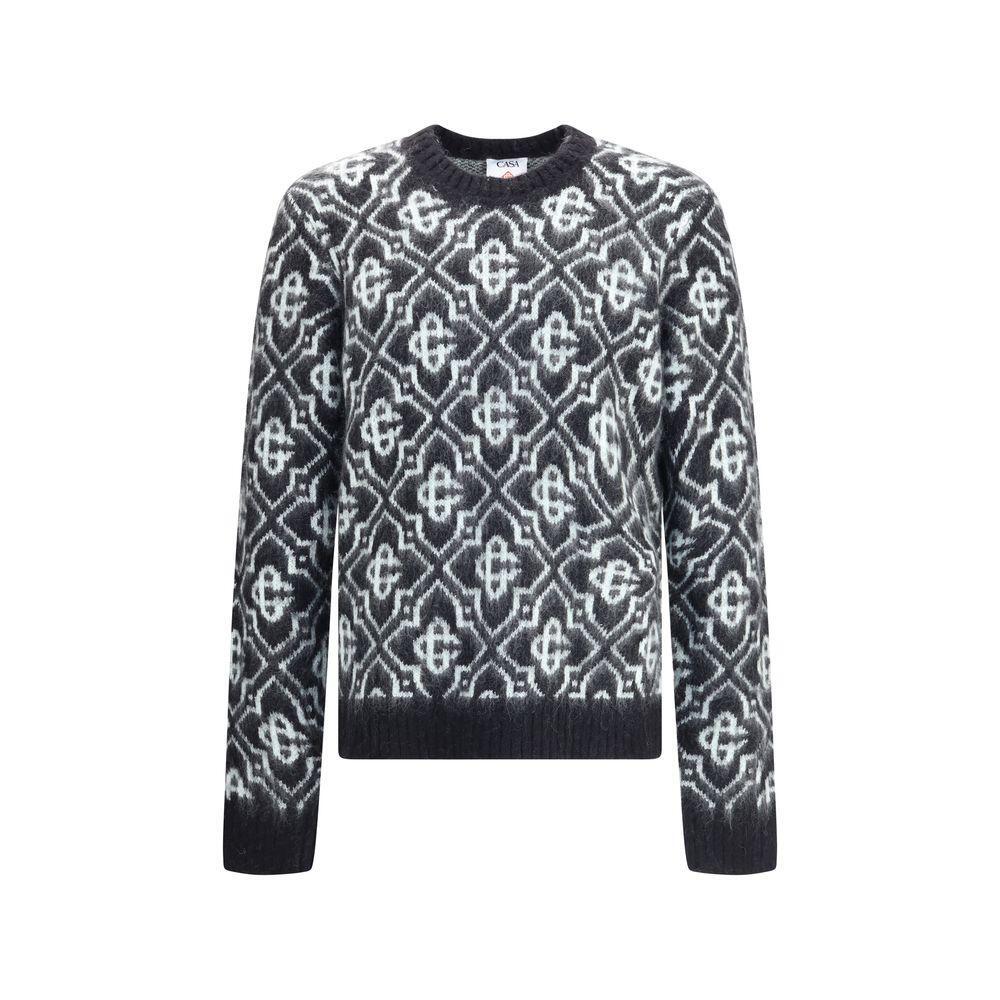 Casablanca Monogram Crew Sweater CA-MPF25KW100402MONOGRAM-XL