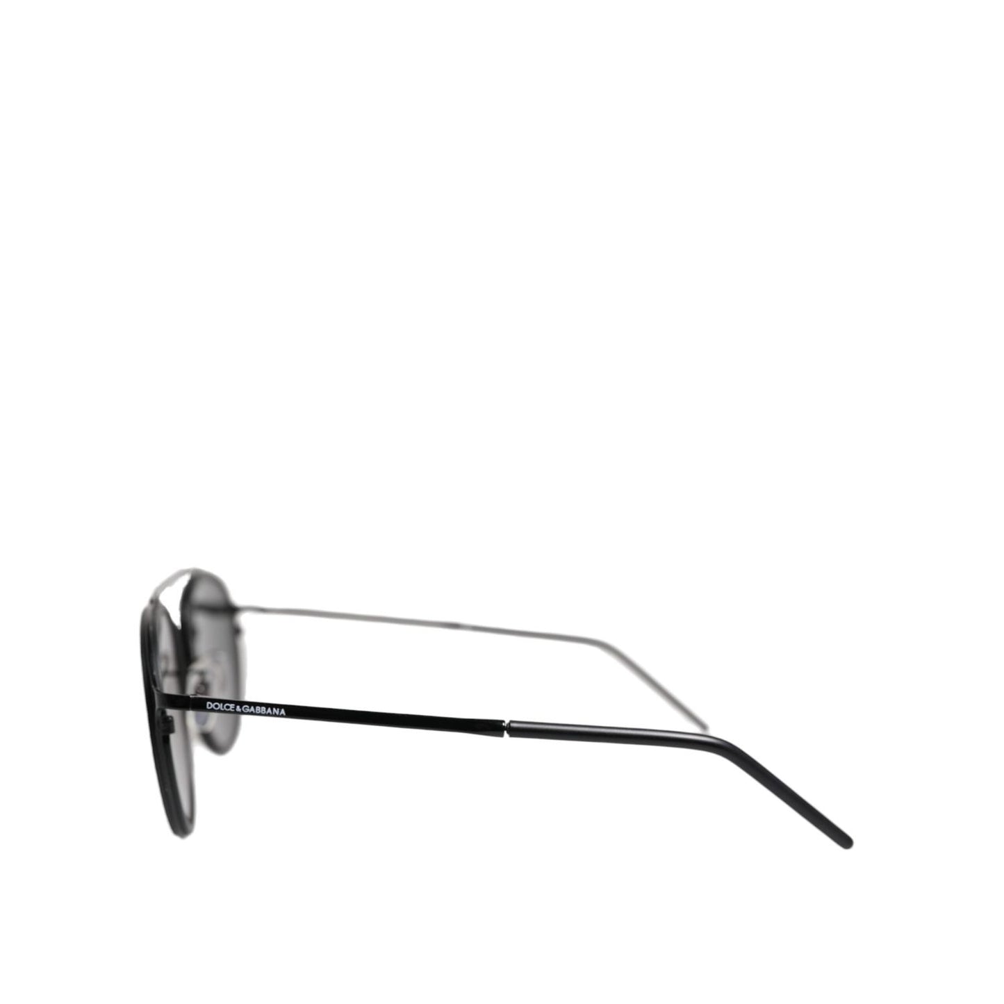Dolce & Gabbana Black Metal Frame Round DG2276 Eyewear Shades Sunglasses