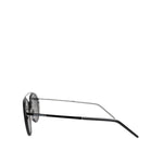 Dolce & Gabbana Black Metal Frame Round DG2276 Eyewear Shades Sunglasses