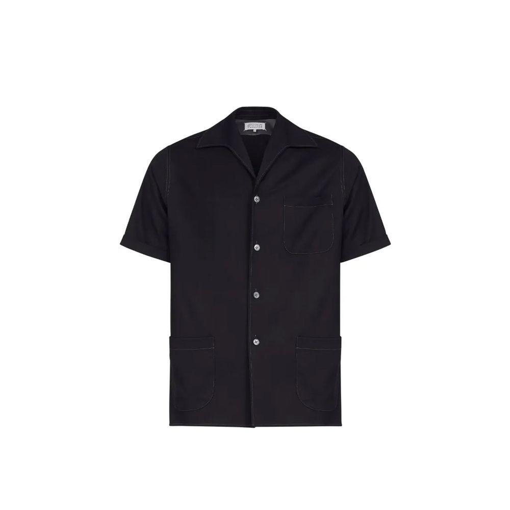 Maison Margiela short-sleeve wool shirt MA-8817440915668-48 | M