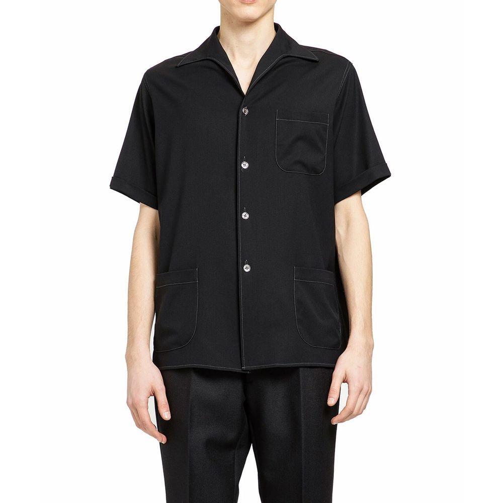 Maison Margiela short-sleeve wool shirt MA-8817440915668-48 | M