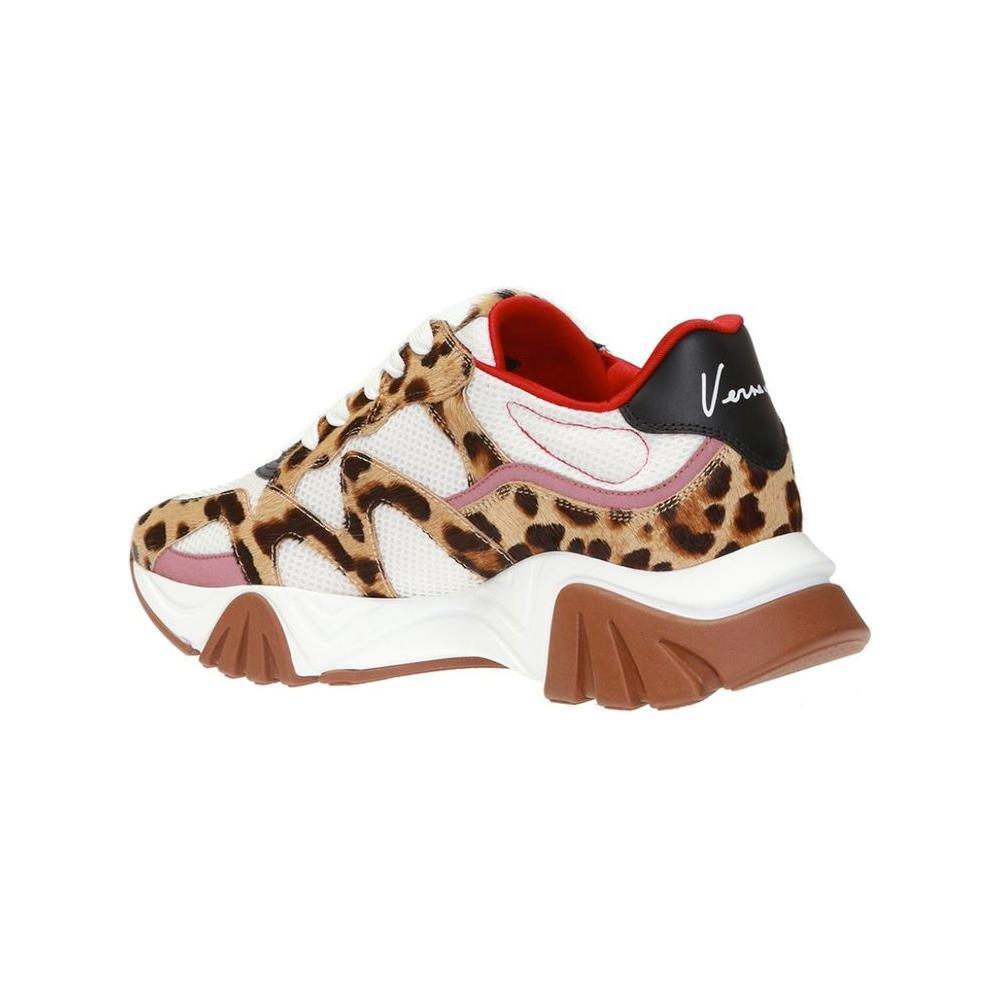 Versace Squalo Leopard Sneakers