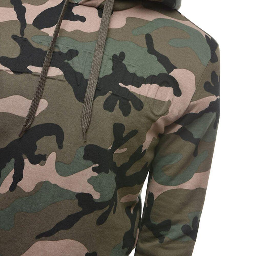 Valentino Camouflage Pattern Hoodie Sweatshirt VA-8736593477844-M