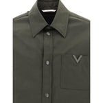 Valentino V-Logo Jacket Overshirt VA-8735618826452-48 | M