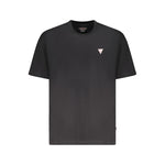 Guess Jeans Black Cotton Men T-Shirt