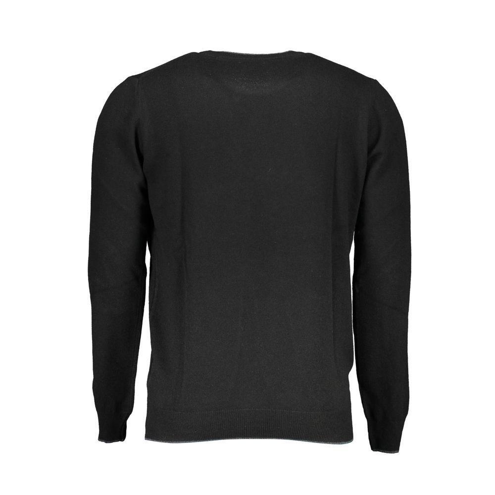 North Sails Black Wool Sweater NO-16256-XXL
