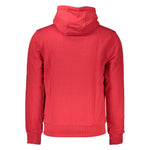 Cavalli Class Red Cotton Sweater