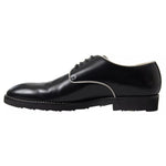 Dolce & Gabbana Black White Leather Formal Dress Shoes MV5096-39.5