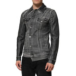 Dolce & Gabbana Gray Washed Cotton Stretch Denim Jacket JKT41542-48