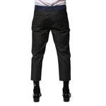 Dolce & Gabbana Gray Blue Cotton 3/4 Chinos Crop Trouser Pants PAN76623-50