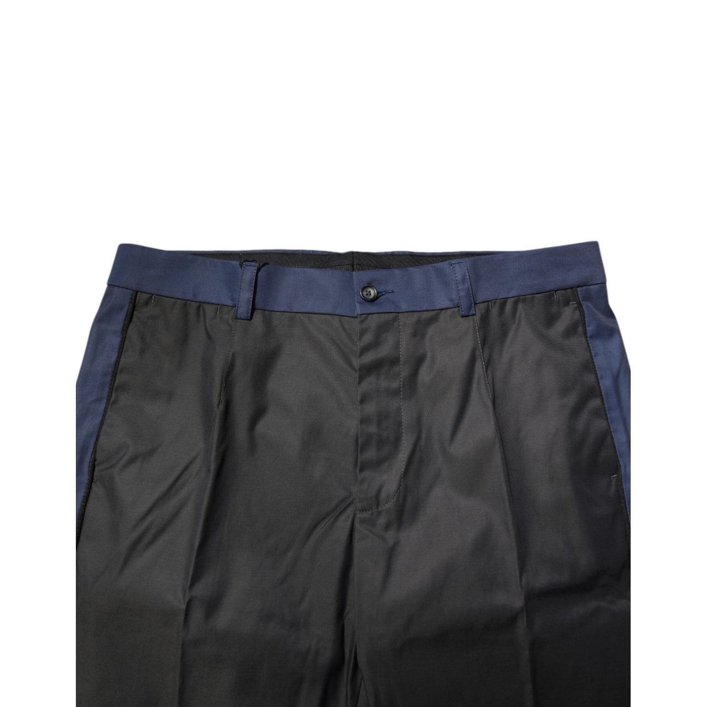 Dolce & Gabbana Gray Blue Cotton 3/4 Chinos Crop Trouser Pants PAN76623-50