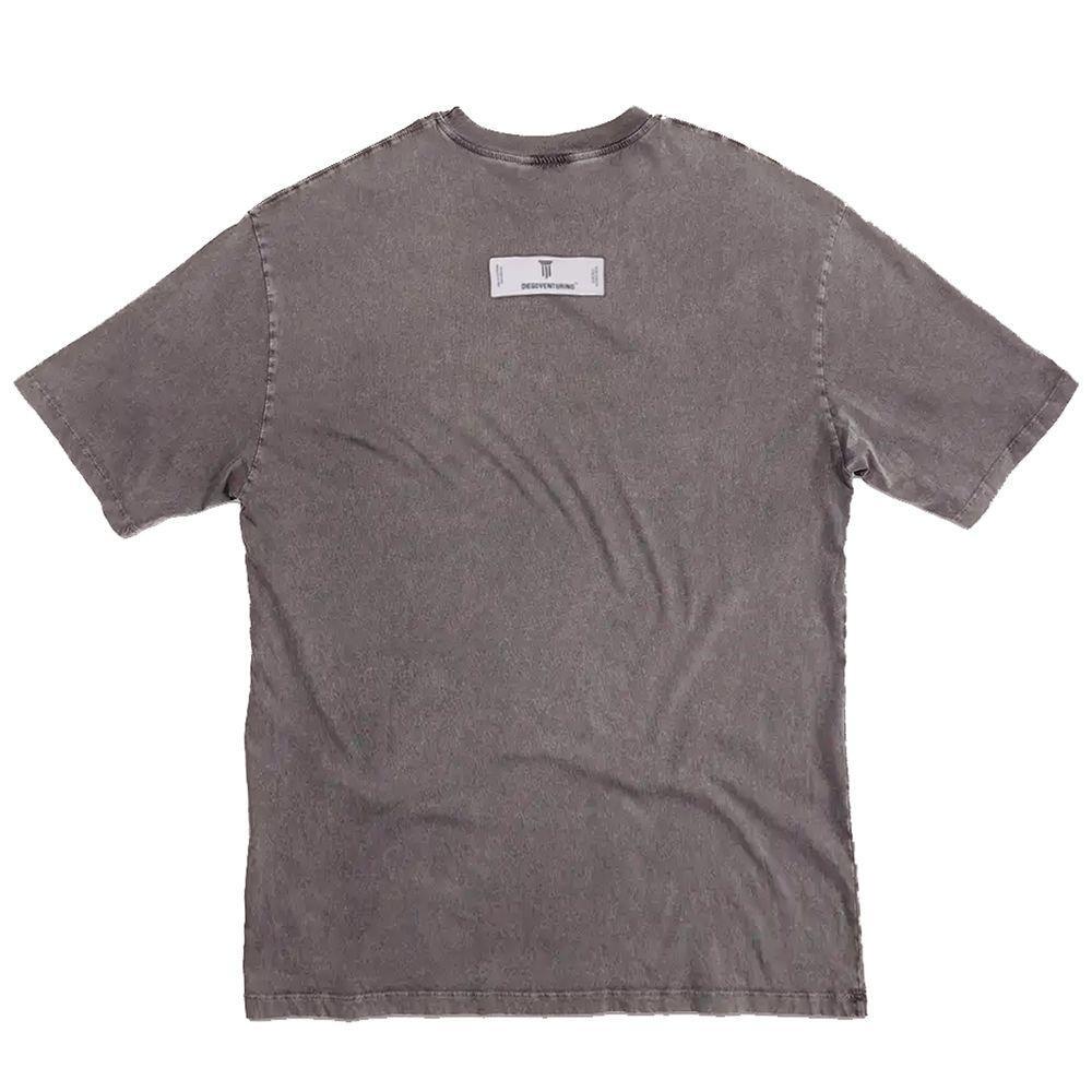 Diego Venturino Gray Cotton T-Shirt DI-15846-S