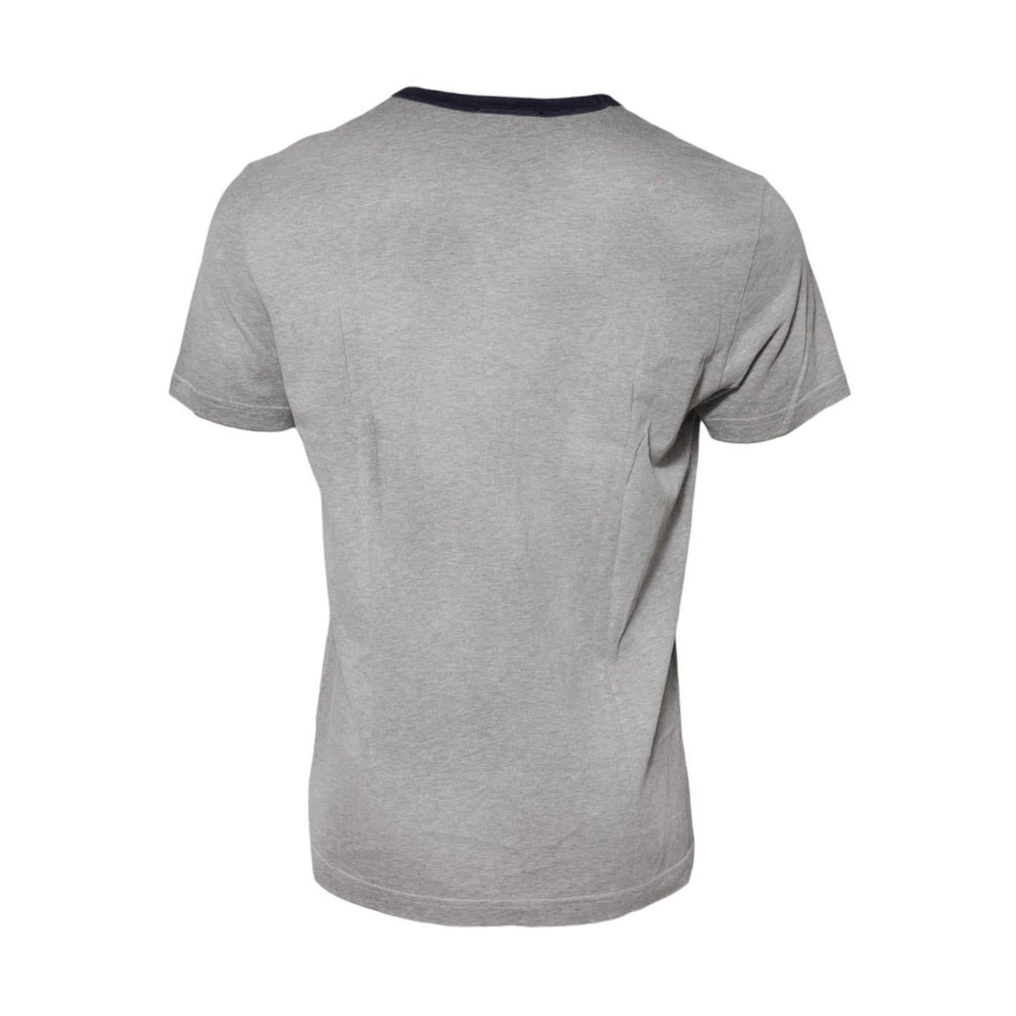 Dolce & Gabbana Gray DG Graphic Print Cotton Crewneck T-shirt TSH91049-50