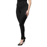 Dolce & Gabbana Black Nylon Leggings Stretch Pants