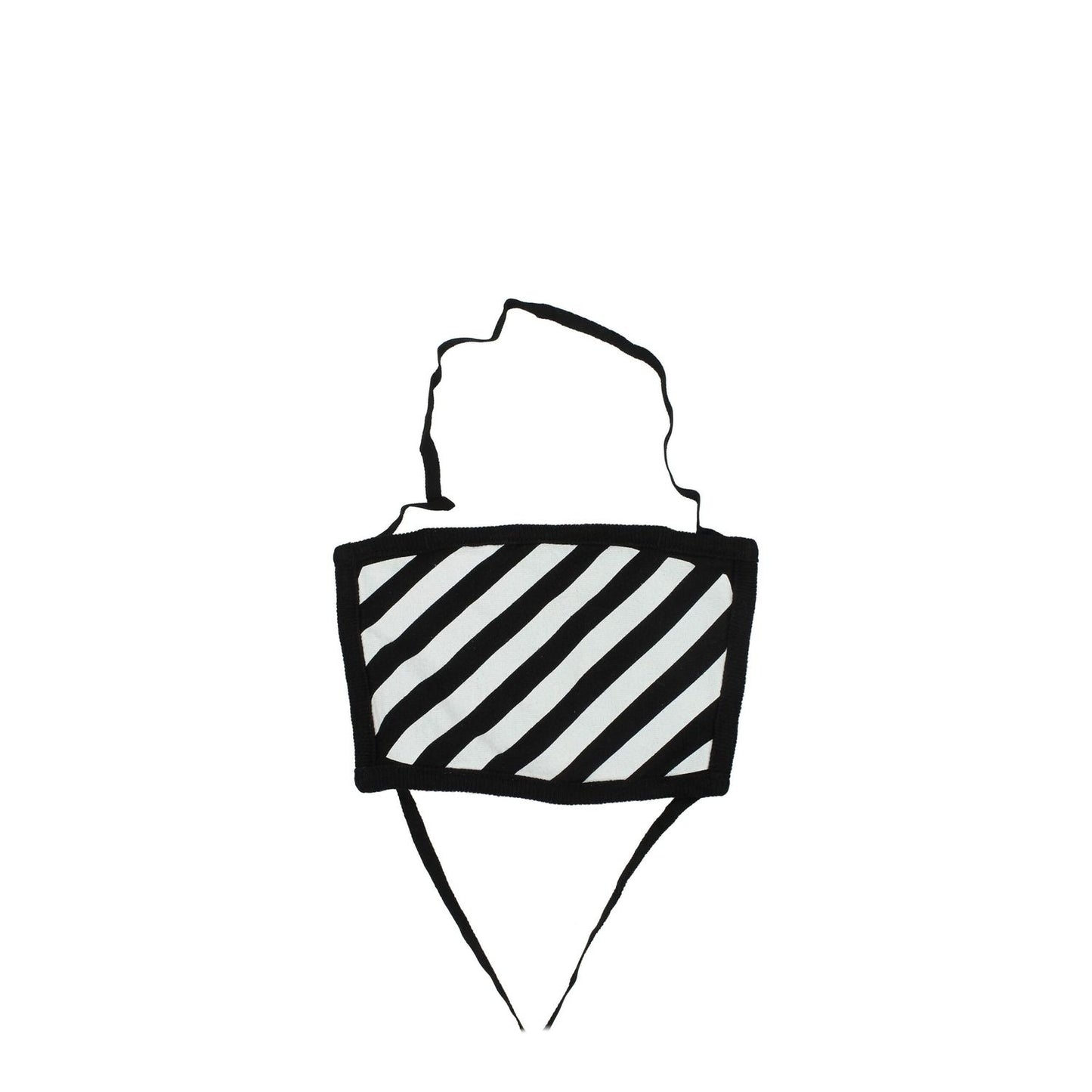 Off-White Black Cotton Facemask